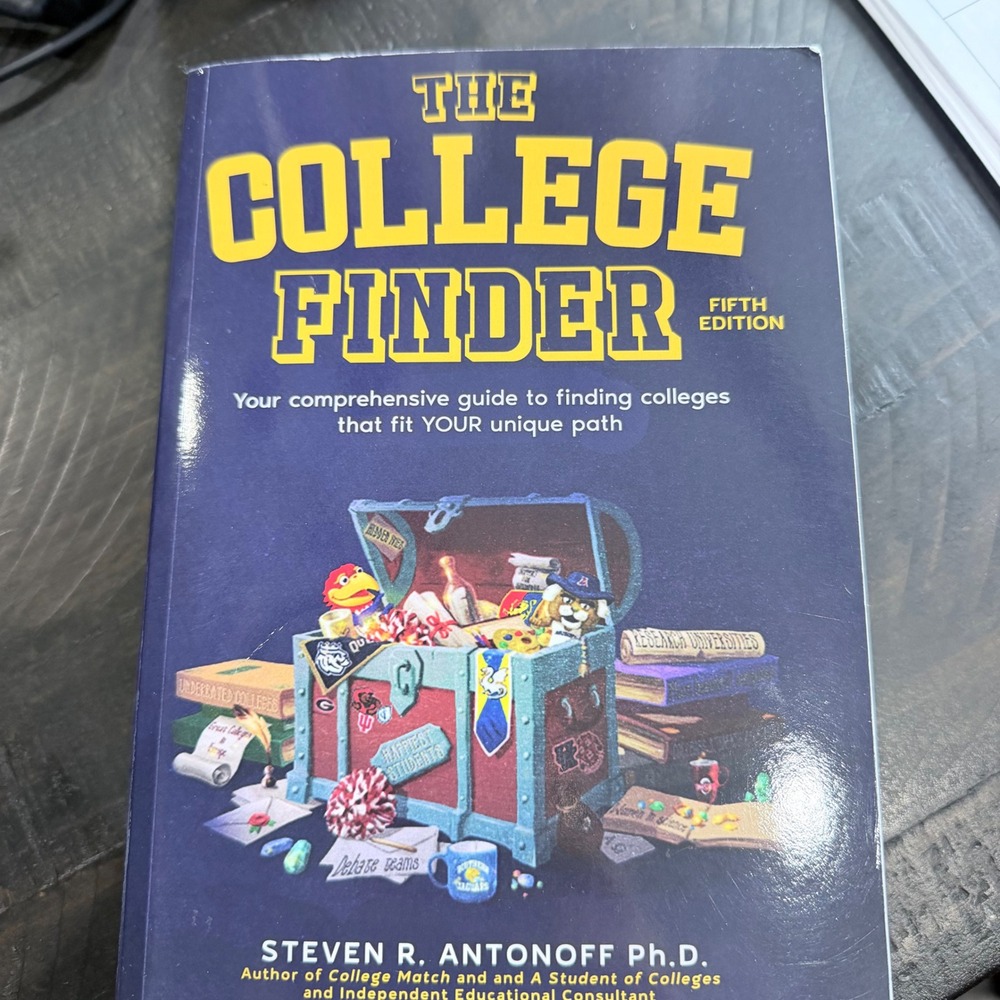 The College Finder Fifth Edition Steven R. Antonoff PhD Jay McCann OS Blue New